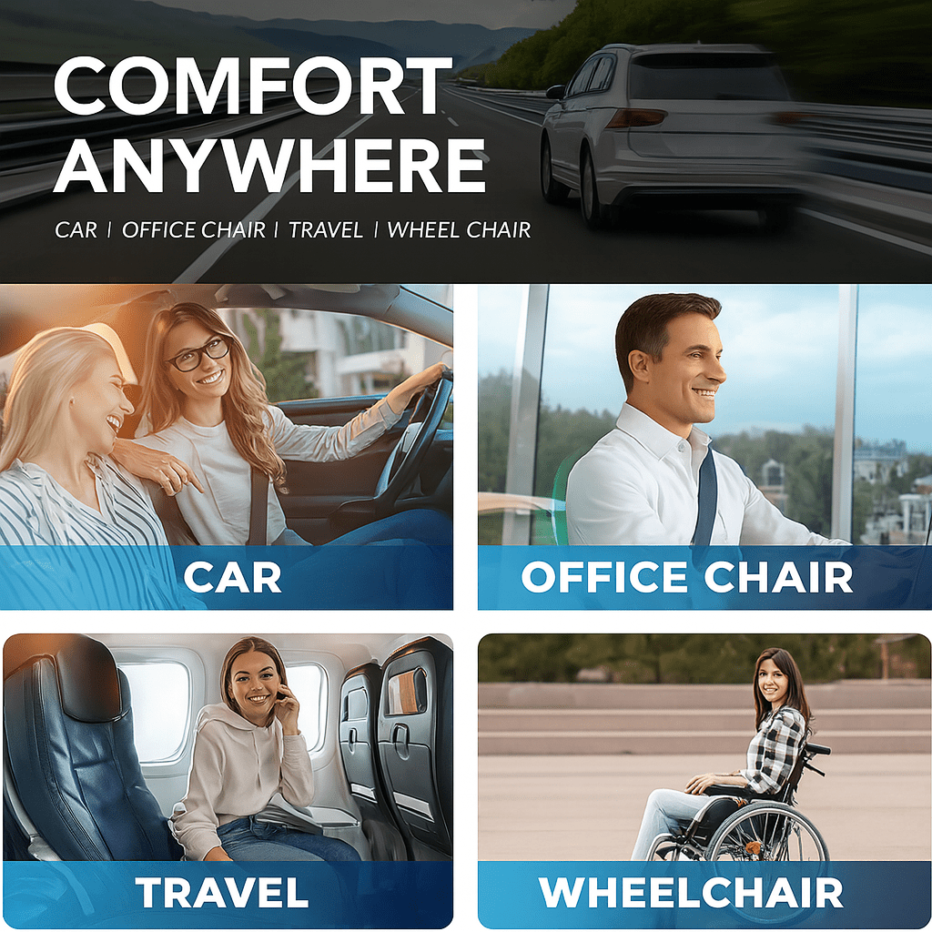 Pain - Relief Memory Foam Seat Cushion - Lofara