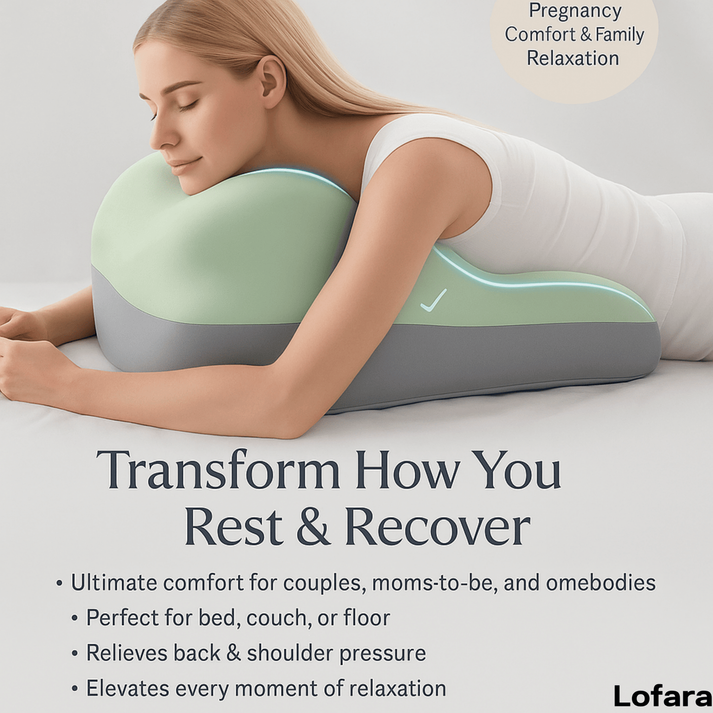 (New) Ergonomic Adult All - Function Pillow Cushion - Lofara