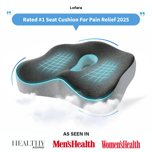Pain - Relief Memory Foam Seat Cushion - Lofara