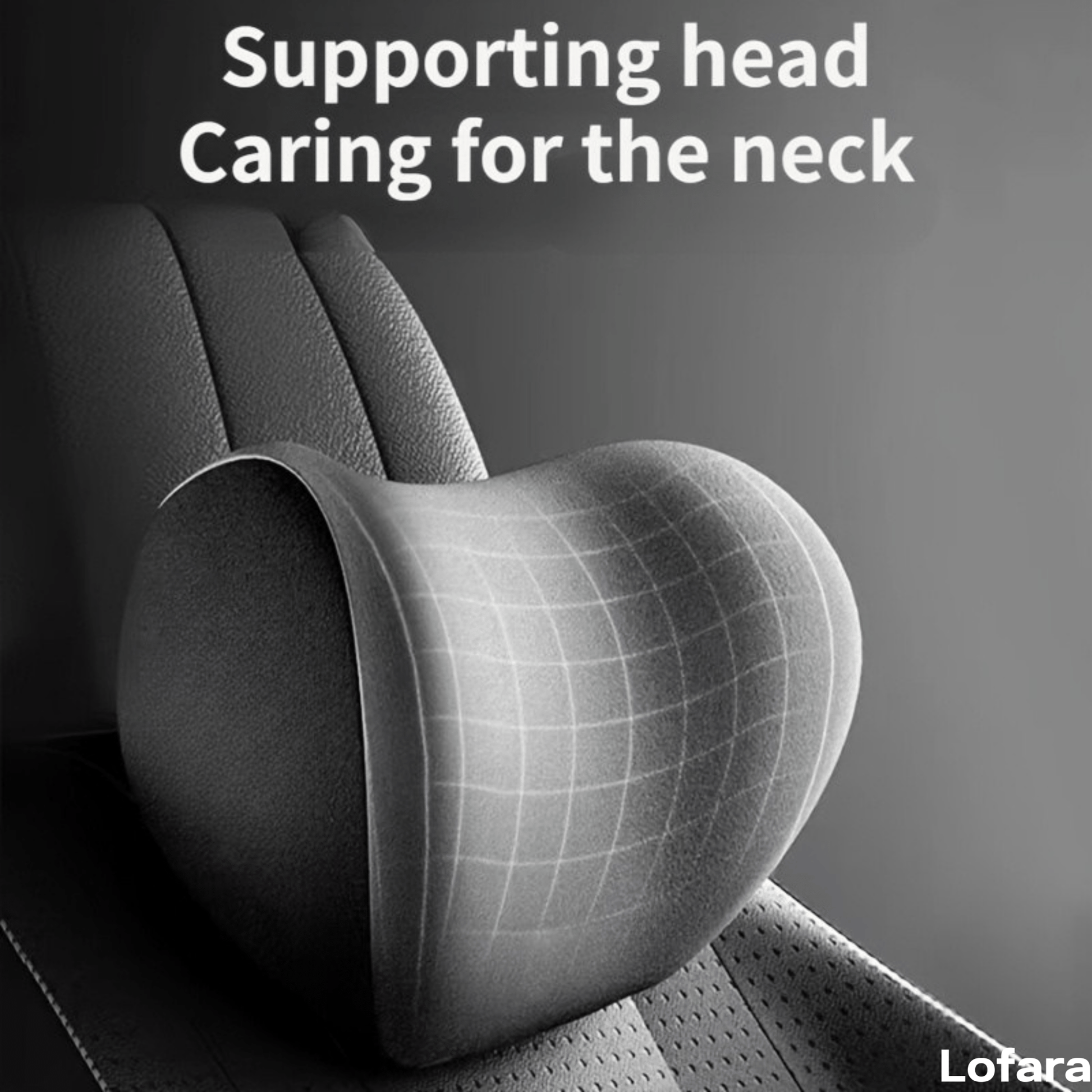 Ergonomic Car Seat Neck + Lumbar Support Pillow Set - Lofara